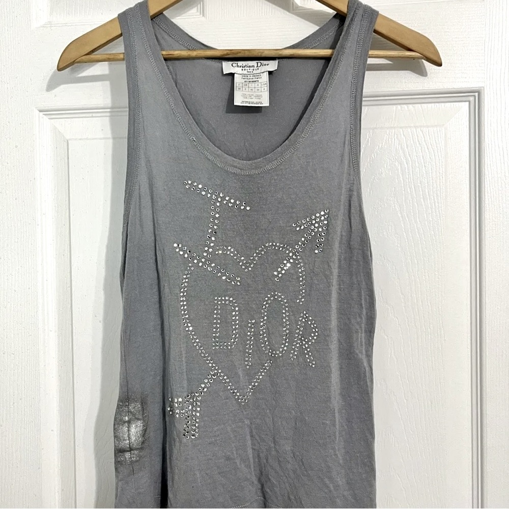 ❌Sold on Ebay ❌Vintage Dior Tank- damaged